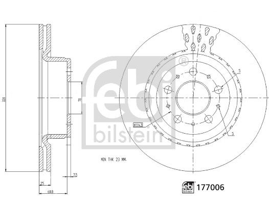 FEBI BILSTEIN Disk ploča