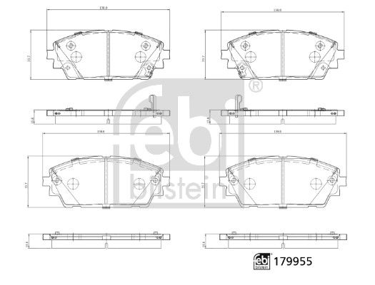 FEBI BILSTEIN Disk pločice