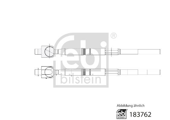 FEBI BILSTEIN Aksijalni zglob, spona upravljača