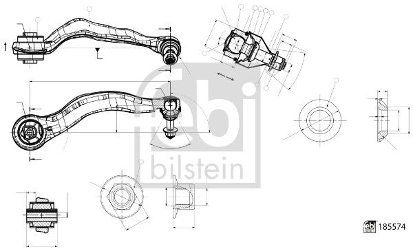 FEBI BILSTEIN Upravljač, ovjes kotača