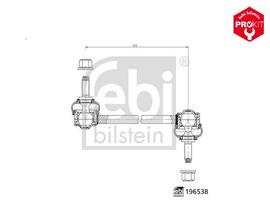 FEBI BILSTEIN Šipka/potporanj, stabilizator