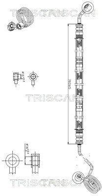 TRISCAN Hidraulično crijevo, upravljački sustav