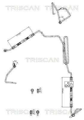 TRISCAN Hidraulično crijevo, upravljački sustav