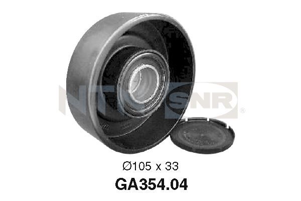 SNR Prekretni/vodeći valjčić, klinasti orebreni remen