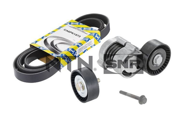 SNR Komplet klinastog rebrastog remena