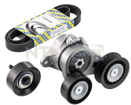 SNR Komplet klinastih orebrenih remena