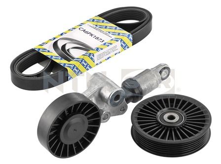 SNR Komplet klinastog rebrastog remena