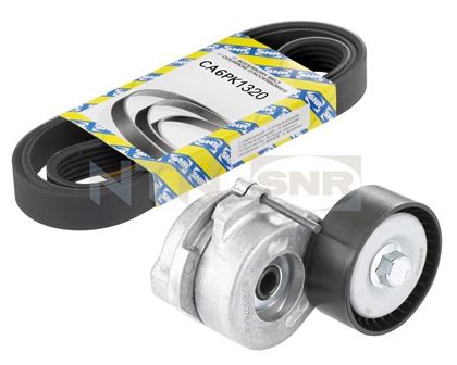 SNR Komplet klinastih orebrenih remena