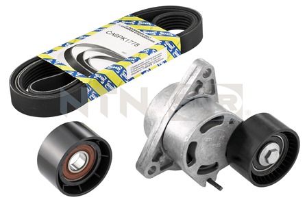 SNR Komplet klinastog rebrastog remena