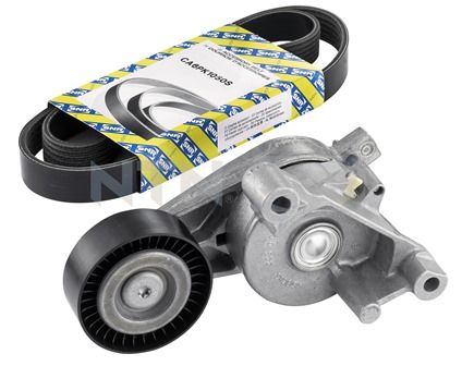 SNR Komplet klinastih orebrenih remena