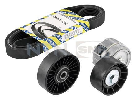 SNR Komplet klinastih orebrenih remena