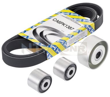 SNR Komplet klinastih orebrenih remena