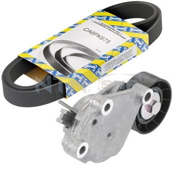 SNR Komplet klinastih orebrenih remena