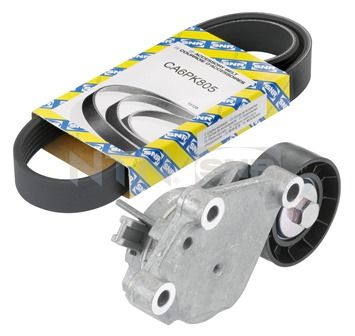 SNR Komplet klinastog rebrastog remena