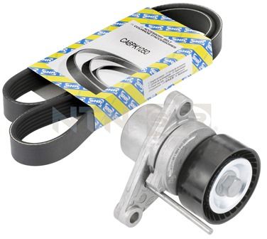 SNR Komplet klinastih orebrenih remena