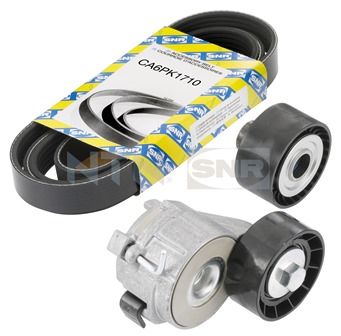 SNR Komplet klinastih orebrenih remena