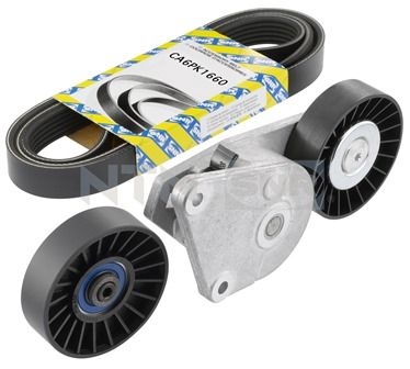 SNR Komplet klinastih orebrenih remena