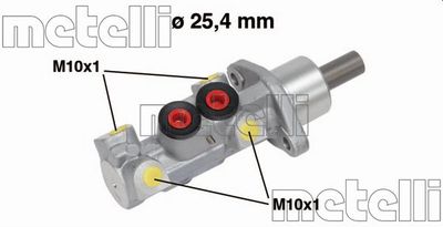 METELLI Glavni kočioni cilindar