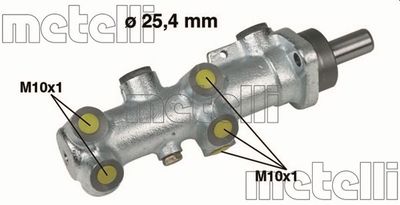 METELLI Glavni kočioni cilindar