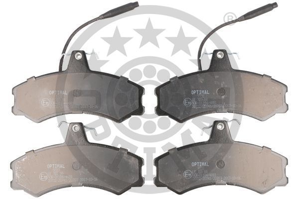 OPTIMAL Komplet kočionih obloga, disk-kočnica
