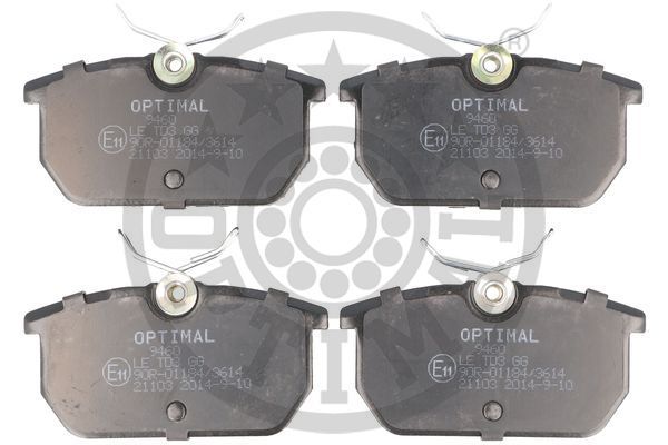 OPTIMAL Komplet kočionih obloga, disk-kočnica