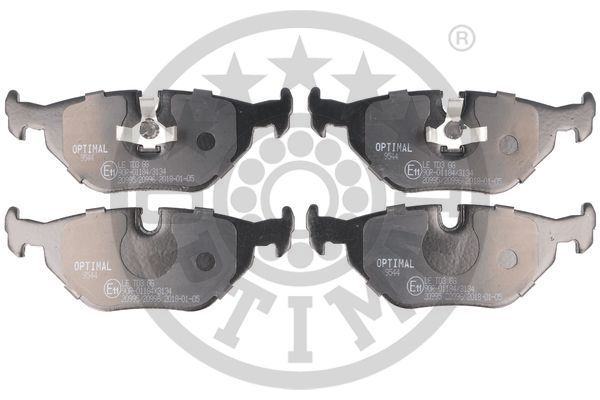 OPTIMAL Komplet kočionih obloga, disk-kočnica