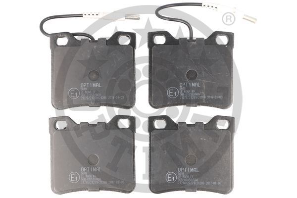OPTIMAL Komplet kočionih obloga, disk-kočnica