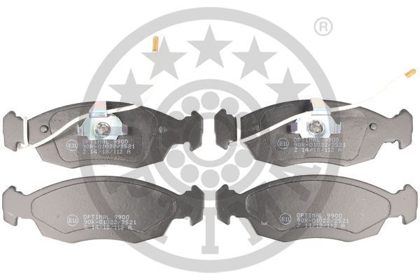 OPTIMAL Komplet kočionih obloga, disk-kočnica