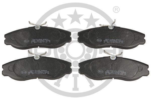 OPTIMAL Komplet kočionih obloga, disk-kočnica
