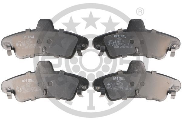 OPTIMAL Komplet kočionih obloga, disk-kočnica