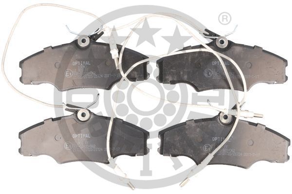 OPTIMAL Komplet kočionih obloga, disk-kočnica