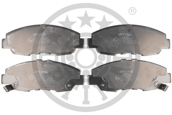 OPTIMAL Komplet kočionih obloga, disk-kočnica