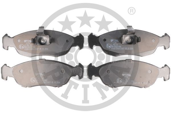 OPTIMAL Komplet kočionih obloga, disk-kočnica
