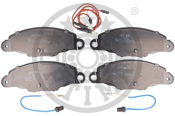 OPTIMAL Komplet kočionih obloga, disk-kočnica