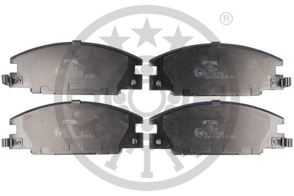 OPTIMAL Komplet kočionih obloga, disk-kočnica