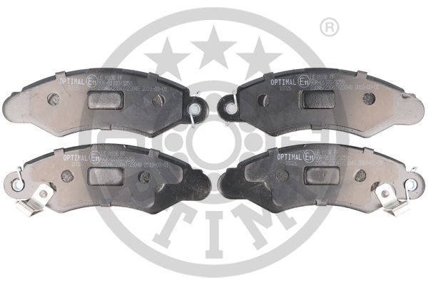 OPTIMAL Komplet kočionih obloga, disk-kočnica