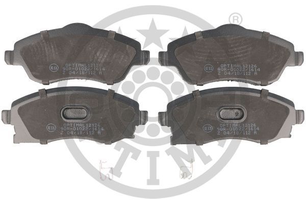 OPTIMAL Komplet kočionih obloga, disk-kočnica