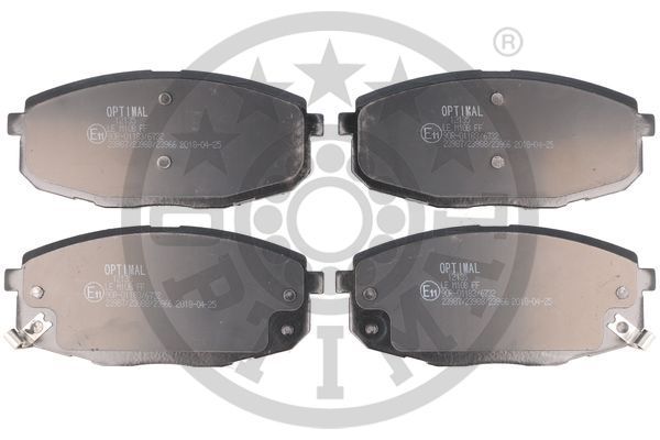 OPTIMAL Komplet kočionih obloga, disk-kočnica