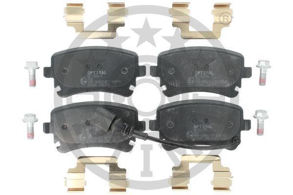 OPTIMAL Komplet kočionih obloga, disk-kočnica
