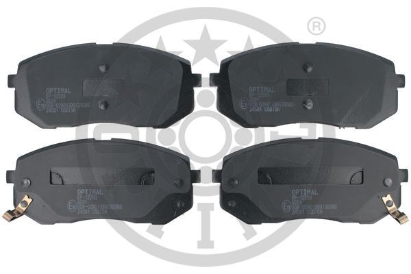 OPTIMAL Komplet kočionih obloga, disk-kočnica