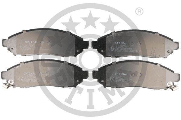 OPTIMAL Komplet kočionih obloga, disk-kočnica