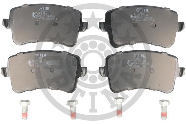 OPTIMAL Komplet kočionih obloga, disk-kočnica