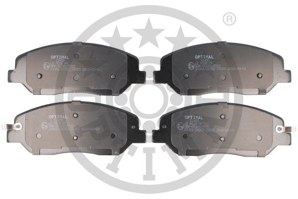 OPTIMAL Komplet kočionih obloga, disk-kočnica