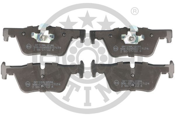 OPTIMAL Komplet kočionih obloga, disk-kočnica