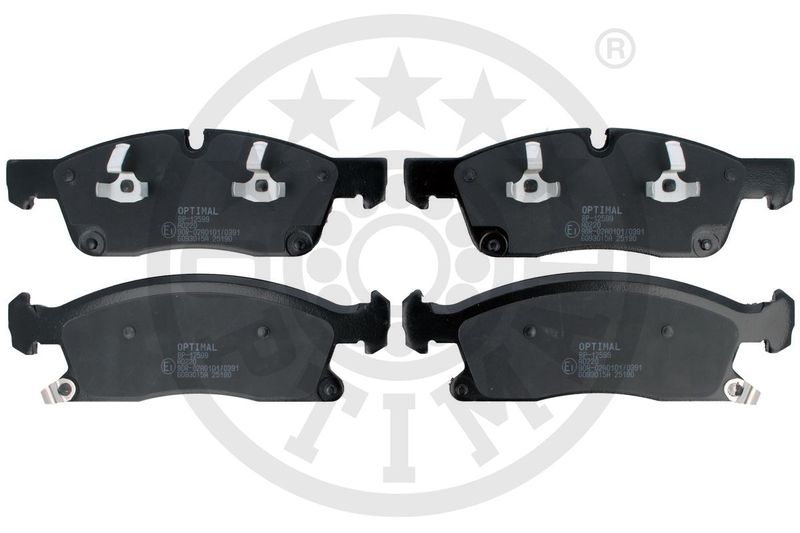 OPTIMAL Komplet kočionih obloga, disk-kočnica