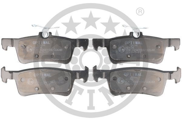 OPTIMAL Komplet kočionih obloga, disk-kočnica