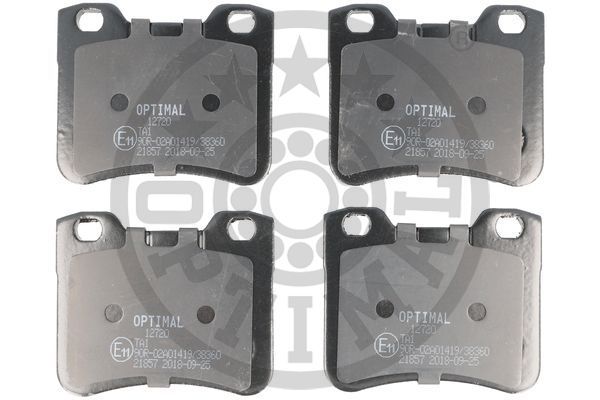 OPTIMAL Komplet kočionih obloga, disk-kočnica
