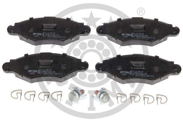 OPTIMAL Komplet kočionih obloga, disk-kočnica