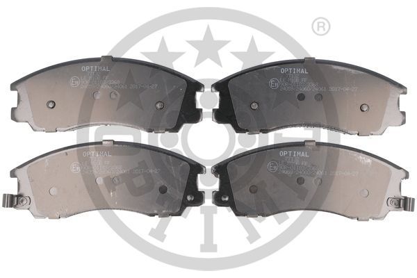 OPTIMAL Komplet kočionih obloga, disk-kočnica