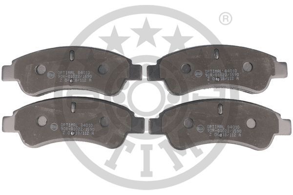 OPTIMAL Komplet kočionih obloga, disk-kočnica